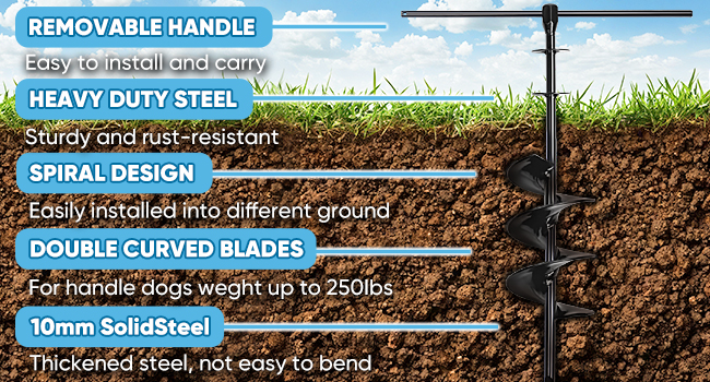 dog leash stake for ground