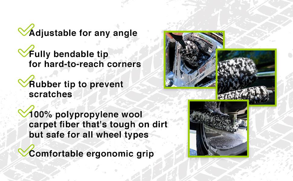 ExoForma Bendable Brush Set Unique Adjustable 2Piece
