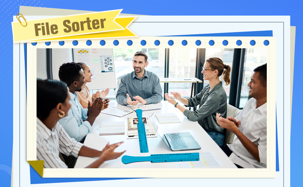 PerKoop Plastic All Purpose Document Sorter Alphabetical