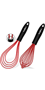 11 inch of Flat Whisk and Balloon Whisk