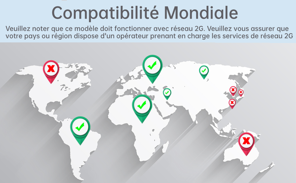 peut fonctionner parfaitement dans 99% des pays du monde