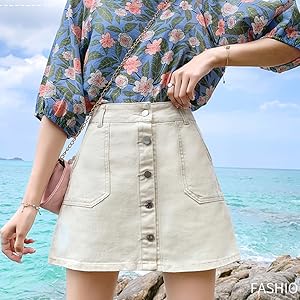 Amazon | [MIKANHX]ショートパンツ レディース デニム