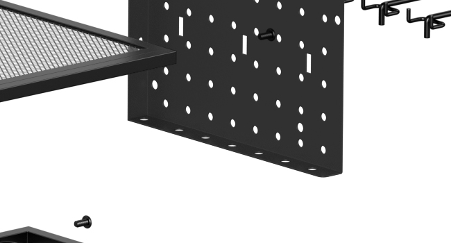 Large Pegboard Power Tool Organizer