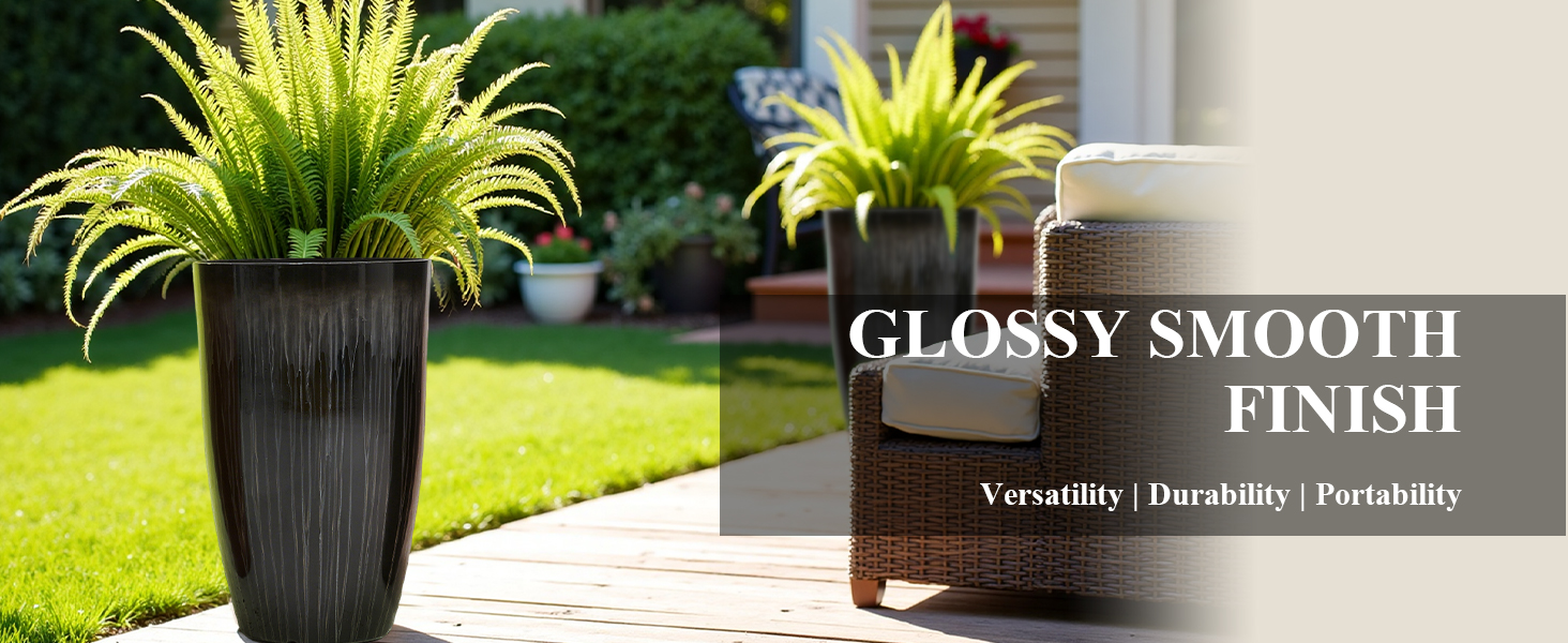 glossy smooth finish