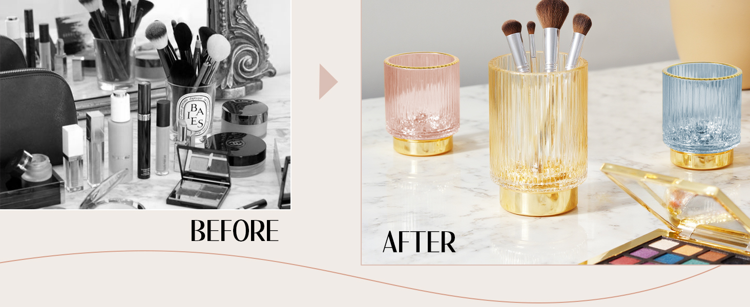 make up brush holder, toothbrush holder, brush holder for vanity, makeup brush organizer,pen holder