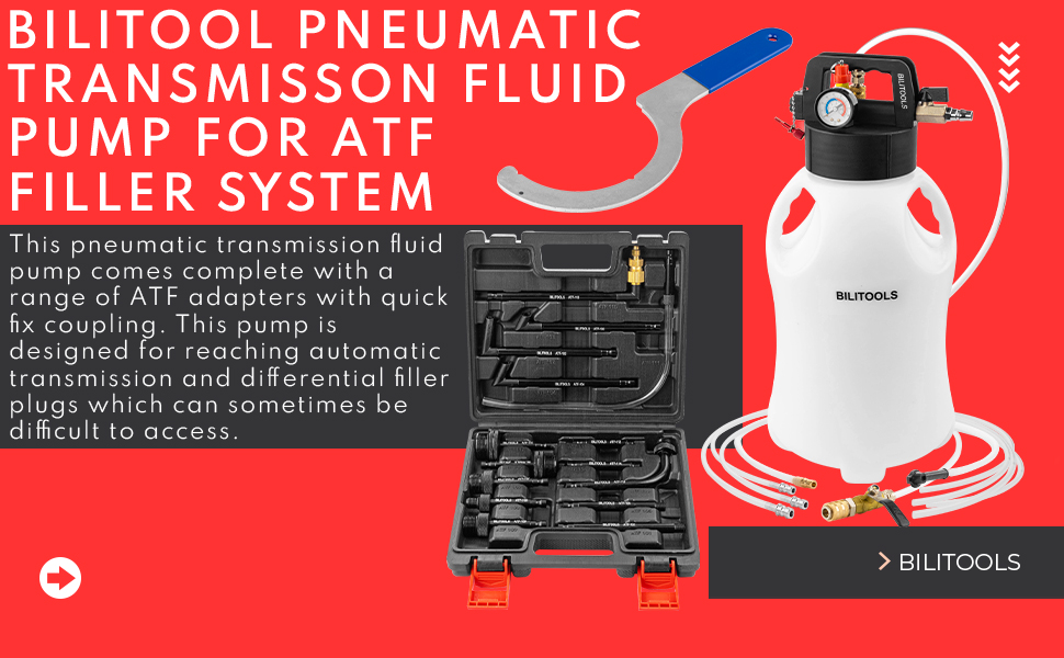 BILITOOLS Transmission Fluid Transfer Pump, 8L (2.1 Gallons