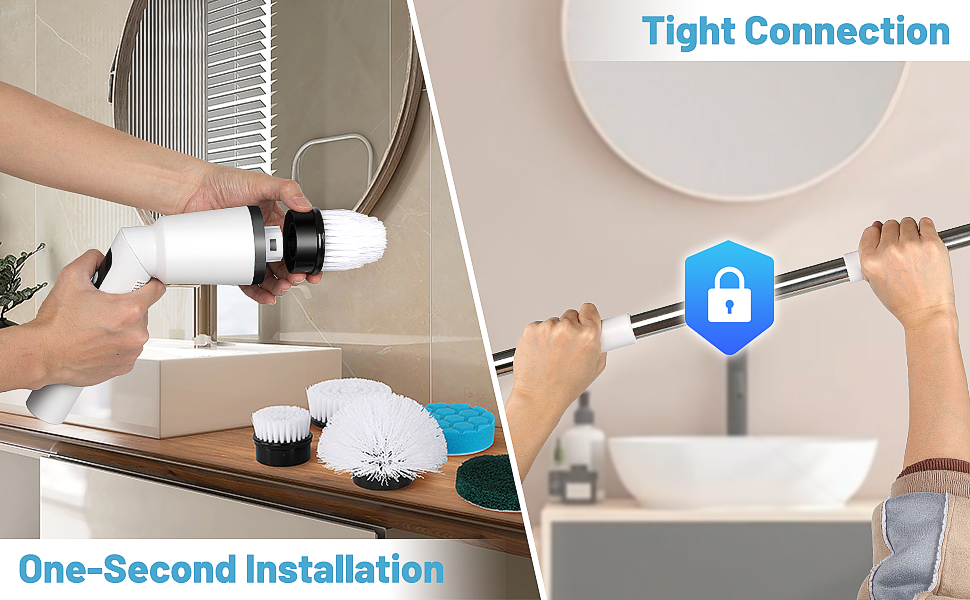 spin scrubber for cleaning