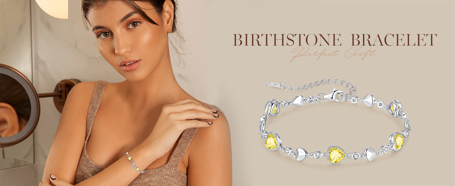 november birthstone bracelet