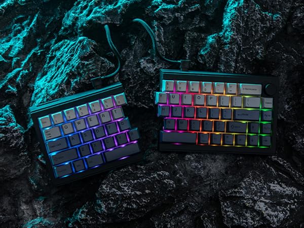 Amazon.com: EPOMAKER Split65 QMK/VIA Programmable Keyboard