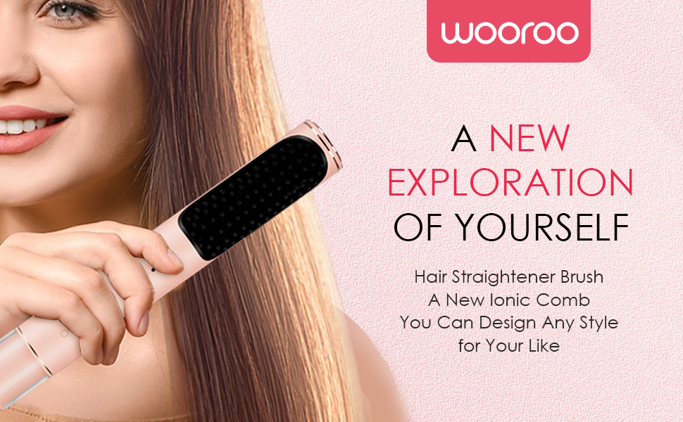 Hair Straightener Brush