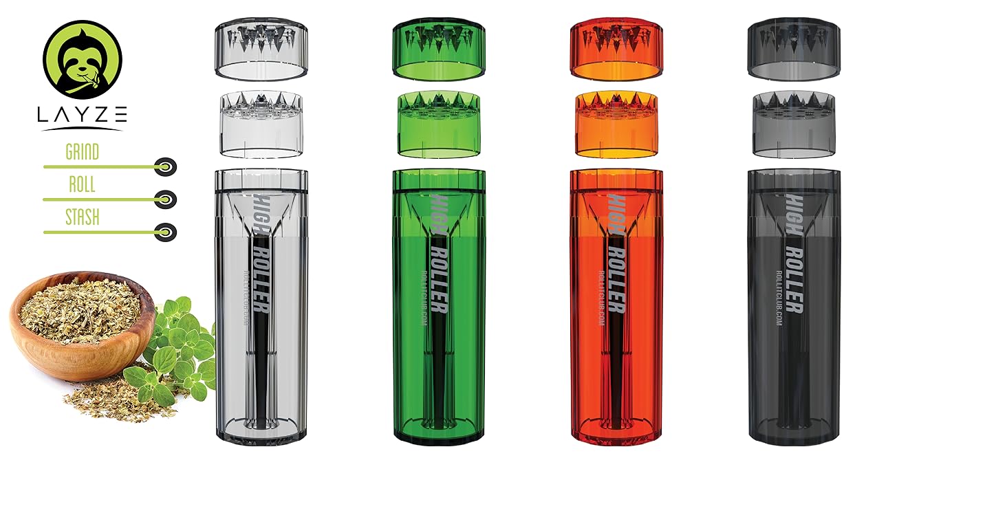 HIGHROLLER Herb Grinder & Cone Loader Portable Pre Roll