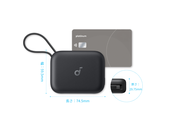 新品　Soundcore P41i モバイルバッテリー搭載 ブラック Soundcore P41i | 完全ワイヤレスイヤホンの製品情報 | Anker