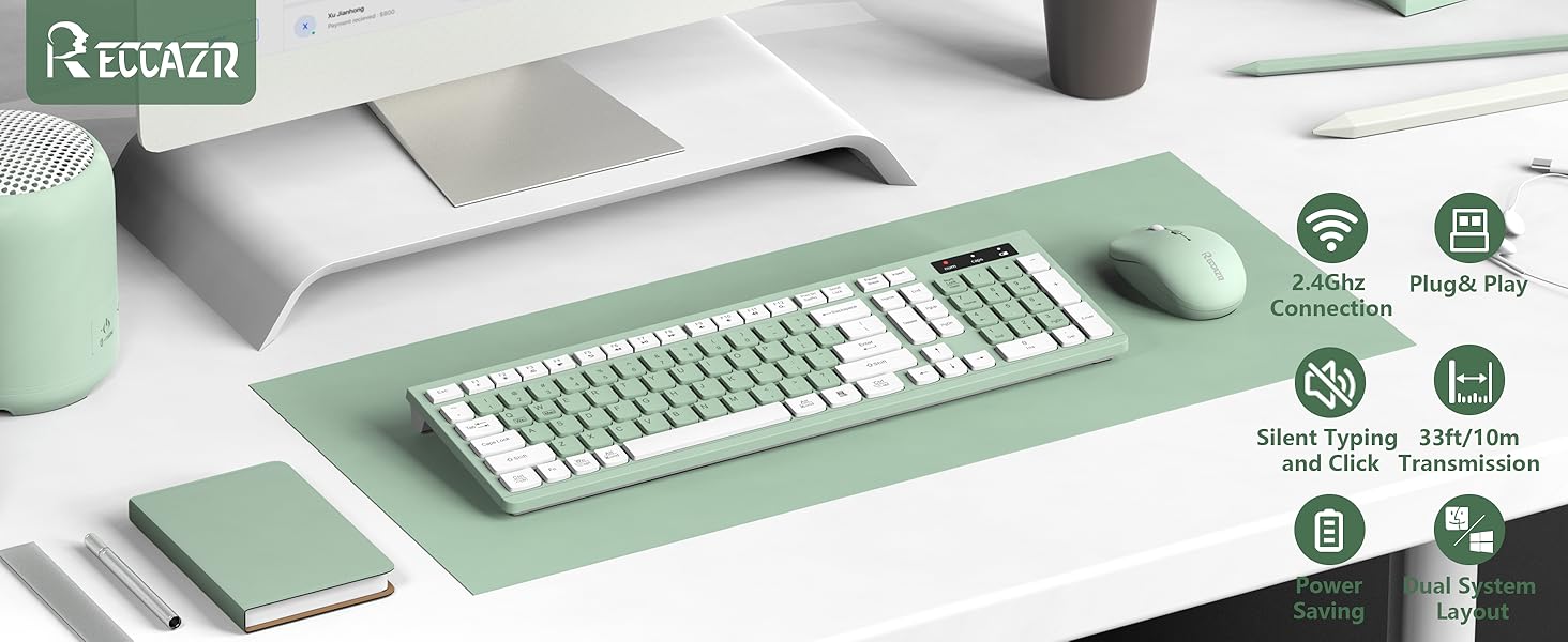 Clavier et souris sans fil 1