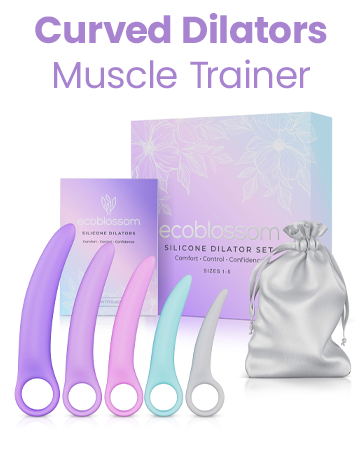 Ecoblossom Silicone Pelvic Floor Muscle Trainer - Pelvic Floor Strengthening & Kegel Exercise