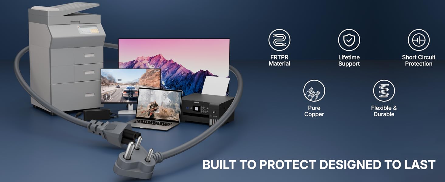 Laptop power cord, Laptop power cable