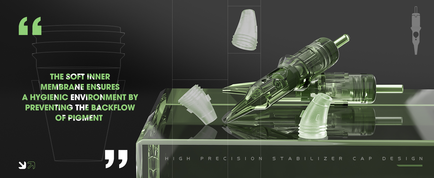 INKin REVO Tattoo Cartridge Needles, Professional Tattoo