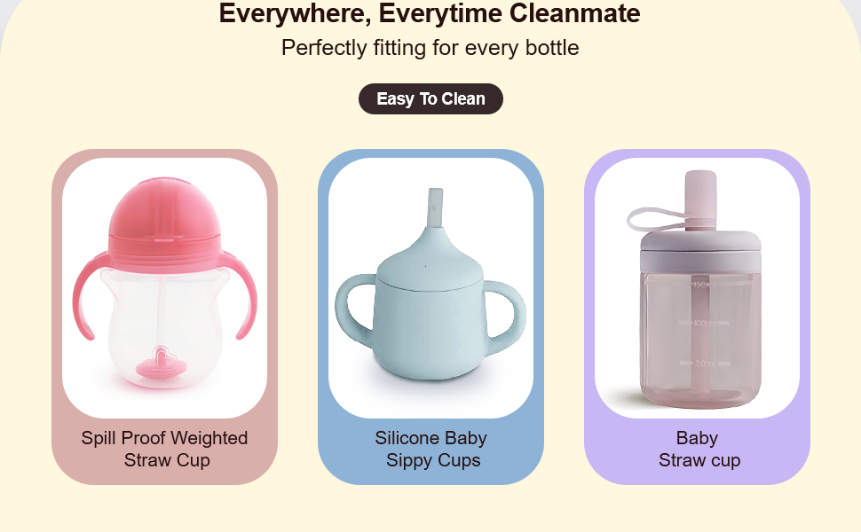 bottle cleaner brush set