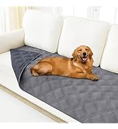 Smiry Waterproof Dog Blanket, Soft Pet Blanket Bed Couch Cover for Dogs Washable, Reversible Couc...