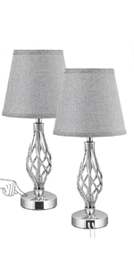 Touch Lamps for Bedroom Set