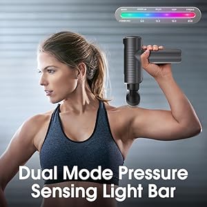 Electric Handheld Massager with Type-C Charging LCD Display for Muscle Pain Relief Recovery