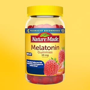 Photograph of Nature Made Melatonin 10 mg gummies bottle