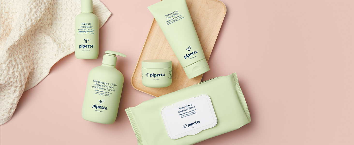 Pipette Baby Shampoo and Body Wash Fragrance Free, Tear