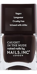 nude nail polish with colour-matched cap