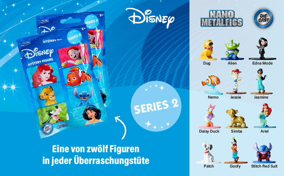 Jada Toys 253071010 Figurka Disney; metalowa w saszetce