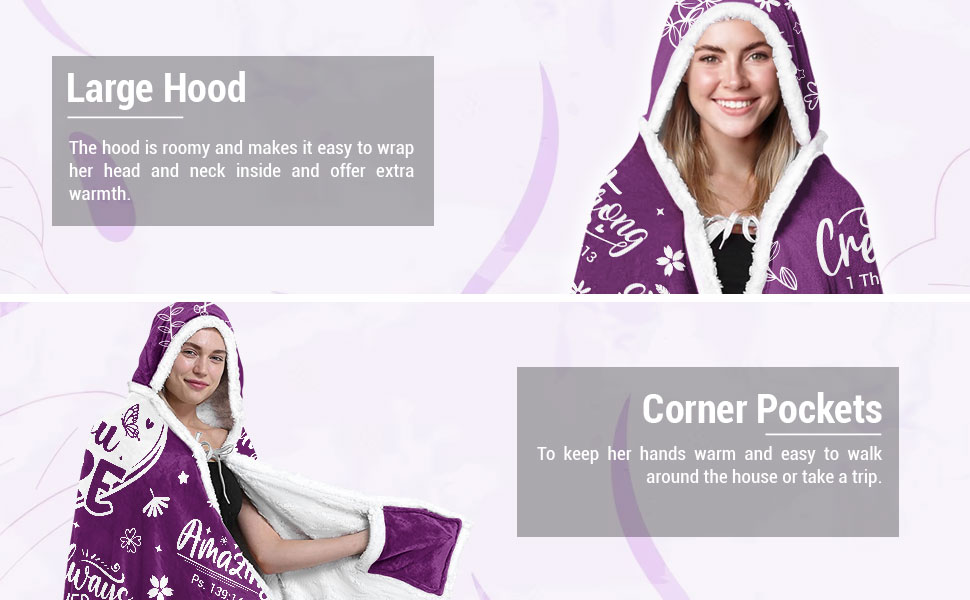 Large hood corner pockets