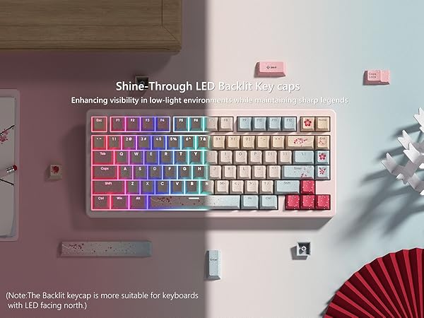 Amazon.com: Womier Japanese Cute Keycaps - PBT Keyboard