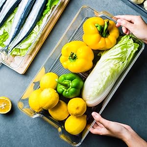 Refrigerator Organizer Bins - Cabinet Organizers and Storage, Freezer