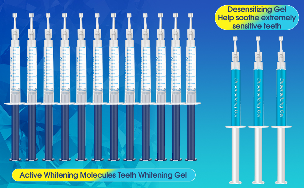 Teeth Whitening Kit, Teeth Whitening Kit with LED Light Teeth