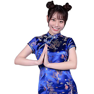 CuLLt チャイナ風シースルーブルゾン CHINA SHEER BLOUSON(BLUE) | CuLLt