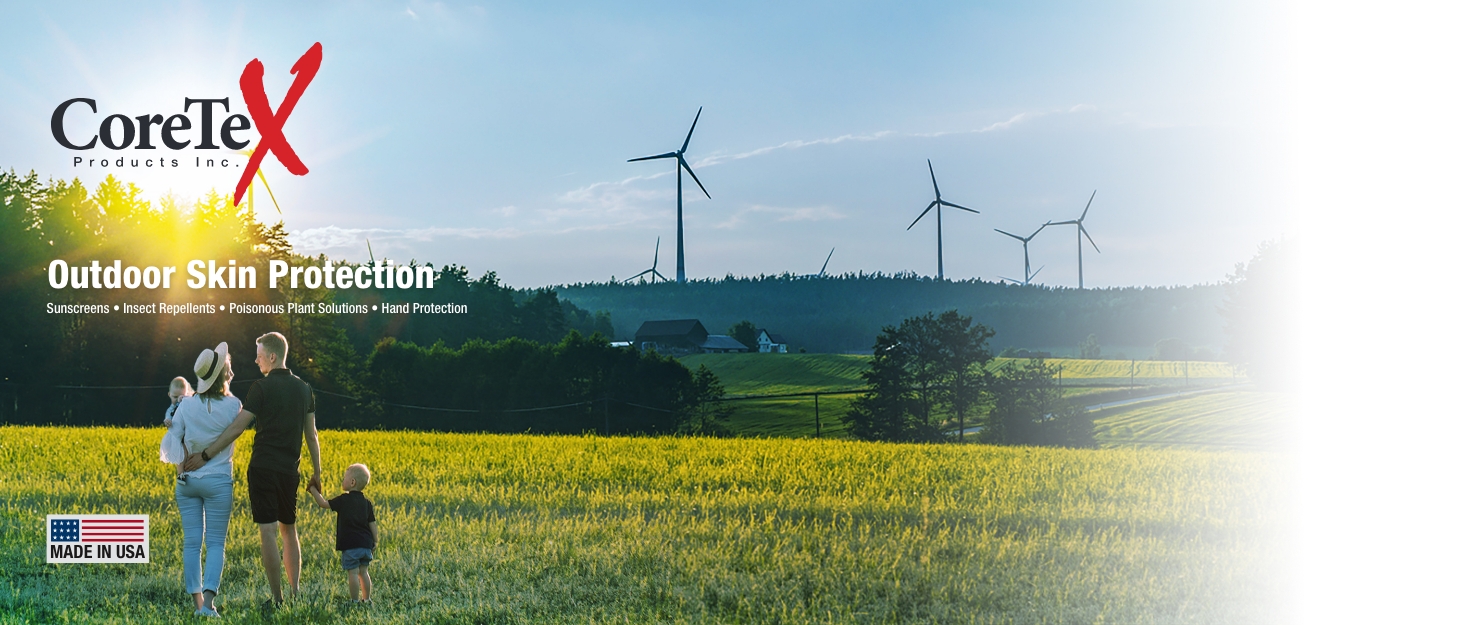 coretex outdoor skin sunscreen lotion spf 30 50 sunblock insect repellent face stick lip balm ivy