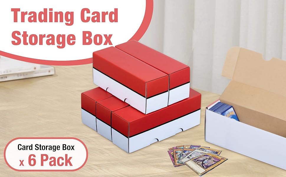 FULLMIN Trading Card Storage Box, Sports Card Storage Boxes