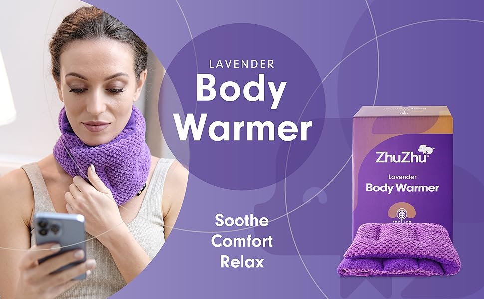 Soothe, comfort and relax. Microwavable heat pad