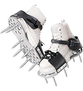 Aerator Shoes, Lawn Aerator Shoes for Grass with 5mm Metal Sole, Aeration Shoes for Lawn with Adj...