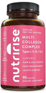 nutririse collagen peptides hydrolyzed hair growth skin nails beauty joint support bone health