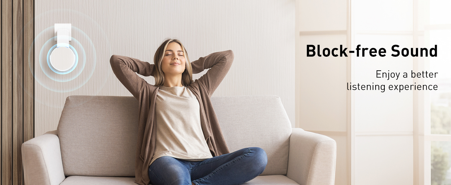 pop wall mount not block the sound