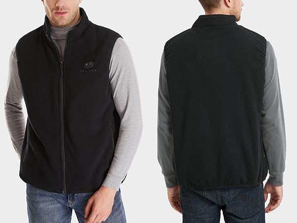 その他 HEAT FLEECE VEST Amazon.com: HEWINZE Men's Heated Fleece Vest - Electric Dual