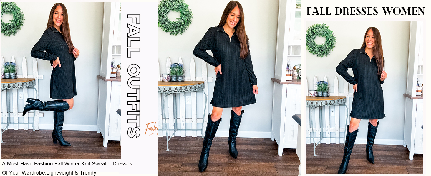 fall casual dress for women