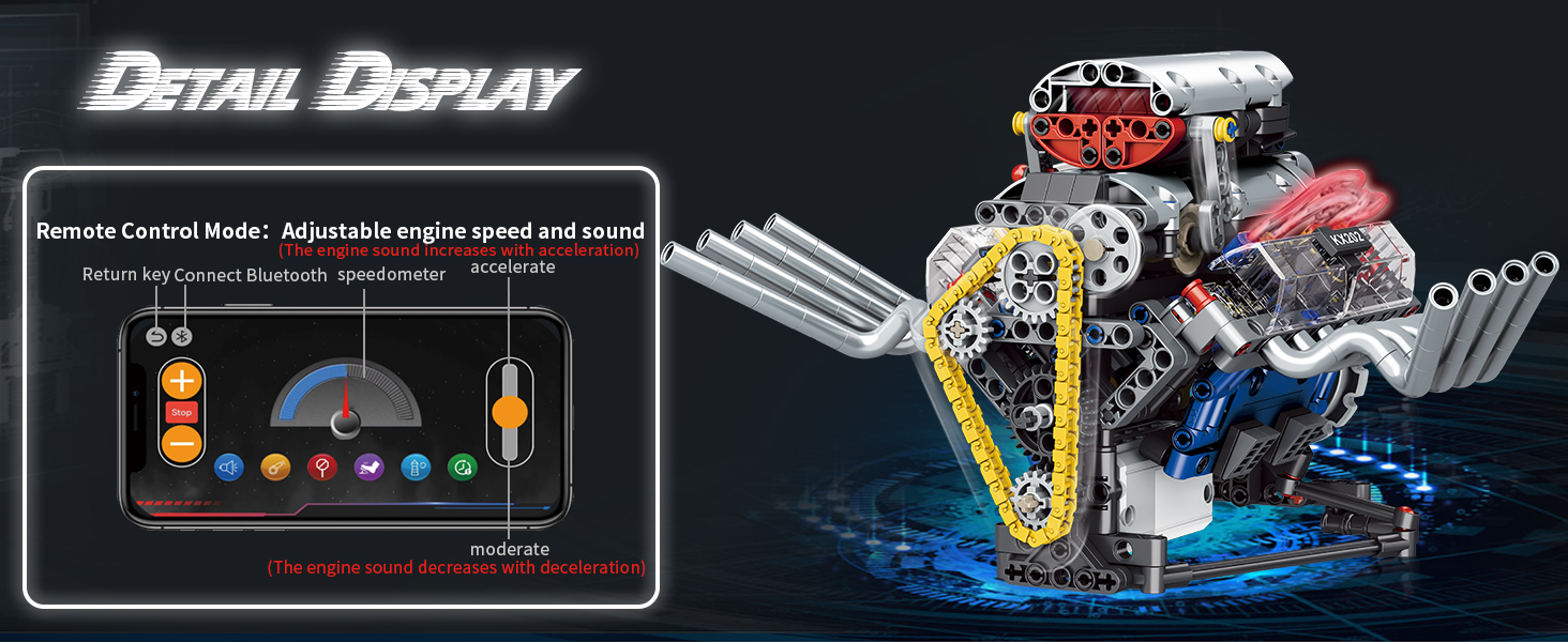 Engine control via APP
