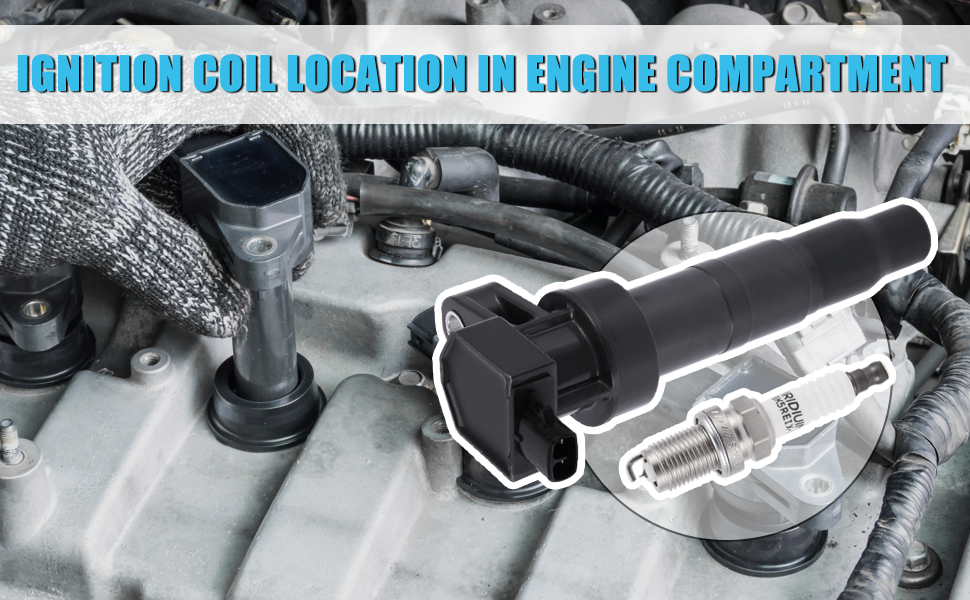 TAUTOY UF546 Ignition Coil 7090 Spark Plug