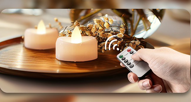 12pcs Remote Candles