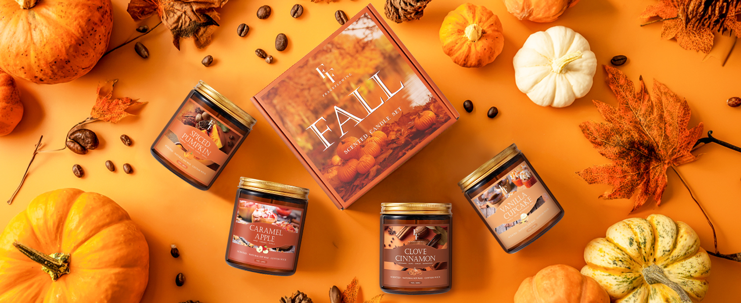 fall soy candles