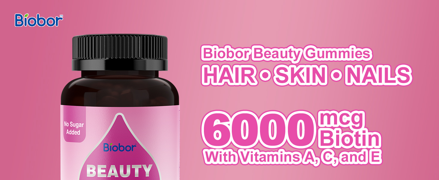 biobor sugar free beauty gummies