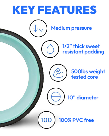 teeter rumble exercise treadmill small straps spot extender inches terapia foam roller poper