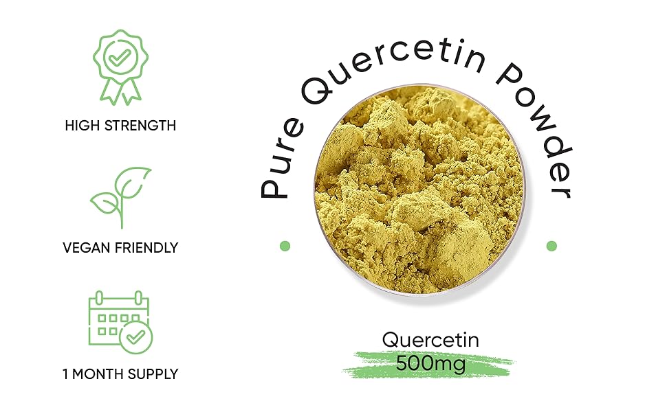 Quercetin capsules - complex antioxidant quercitin 500mg 1000mg