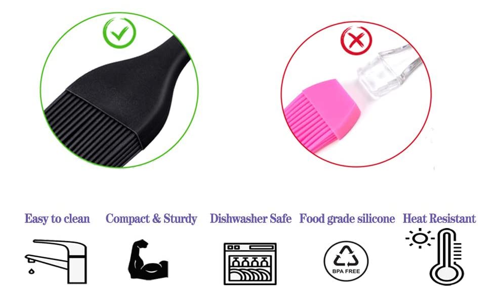 pastry brushes pastry brush basting brush kitchen brush oil brush for cooking silicone brush