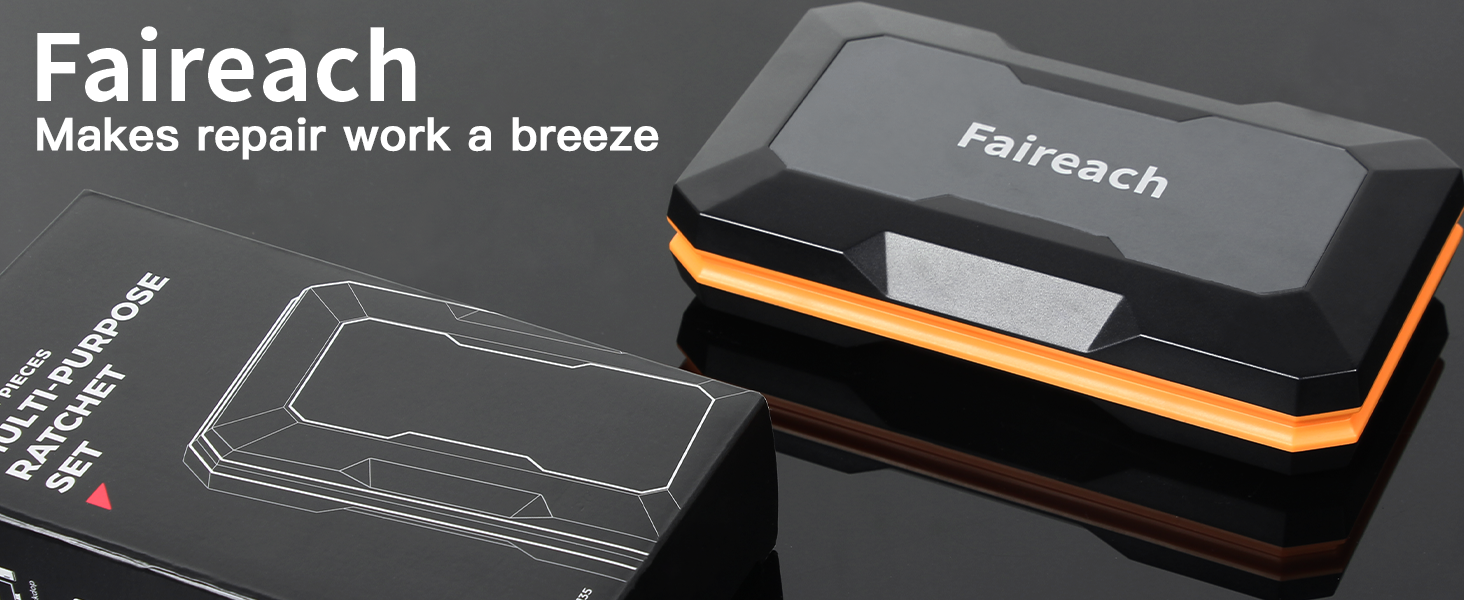 Black rectangular device with orange trim, labeled